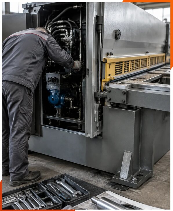 Ремонт гильотинных ножниц в Ноябрьске от 10130 р. | ЮнионикРу