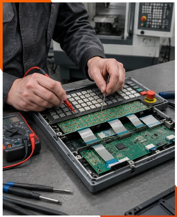 Ремонт клавиатур ЧПУ станков в Ноябрьске